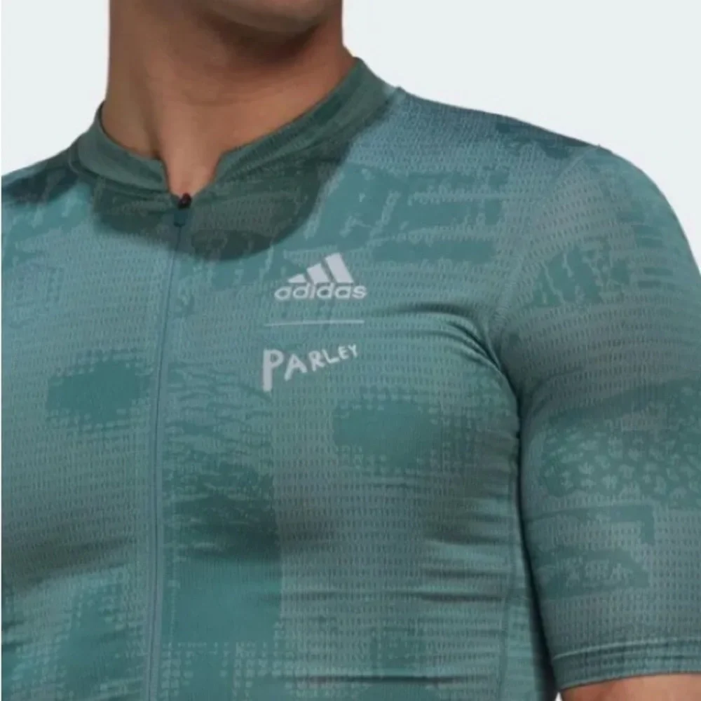 Adidas Cycling Jersey PARLEY Tech breathable Size m - Picture 3 of 14